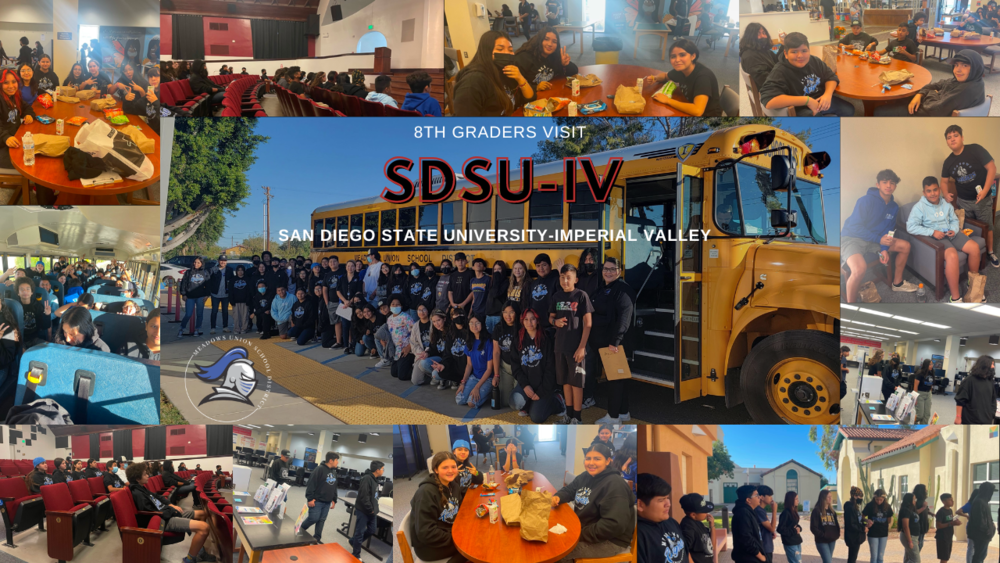 Meadows 8th Grade Visit to SDSUIV Meadows Union Schools